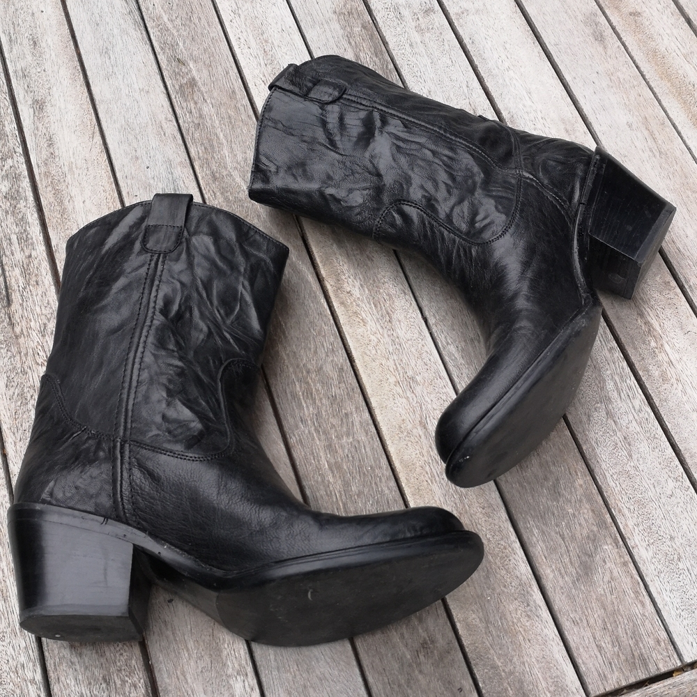 Italian leather ankle boots